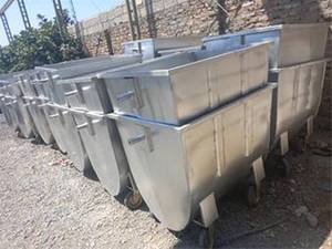 فروش عمده سطل زباله شهری و سطل گالوانیزه 