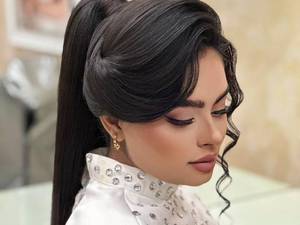 مدل موی دم اسبی شیک برای عروسی