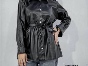 پخش کت چرم کمر دار در تهران