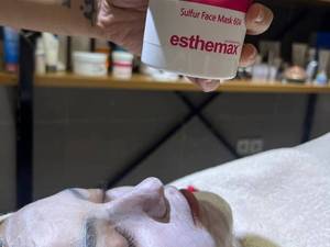 پاکسازی پوست با ماسک سولفور استیمکس