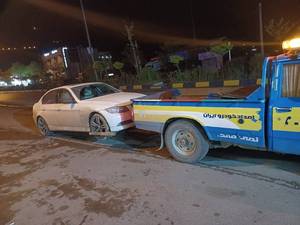 امدادخودرو در چاده هراز
