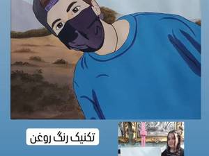 آموزش نقاشی رنگ روغن مدرن تهران