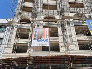 اجرای شاسی کشی نما و نصب فرفورژه نما