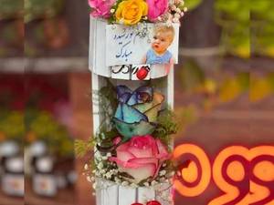 باکس گل تولد نوزاد
