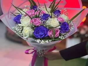 دسته گل رز