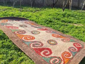 خرید نمد دستی ترکمنی زیبا