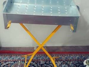 پایه منقل تاشو رنگ استاتیک 