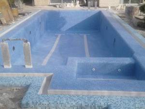 ساخت صفر تا صد استخر روباز  گیلاوند دماوند