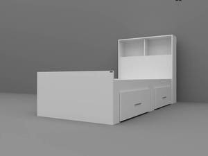 تخت خواب یکنفره اعیان مدل FH275 سایز 90x200 سانتی متر