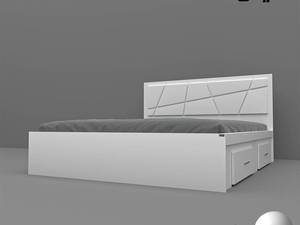 تخت خواب دونفره اعیان مدل FH607