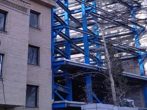 اسکلت فلزی 300 تنی مهندس گنجی
