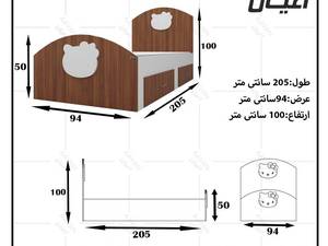 خرید و قیمت تخت خواب یکنفره تولیدی