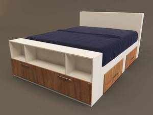 تخت خواب دو نفره اعیان مدل FH296 