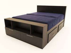 تخت خواب دو نفره اعیان مدل FH296 
