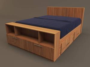 تخت خواب دو نفره اعیان مدل FH296 