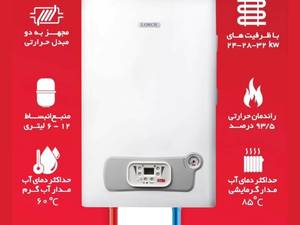 پکیج دیواری لورچ مدل هرما 