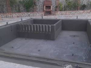 آب بندی استخر مهرآباد