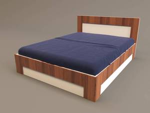 تخت خواب دو نفره مدل چوبی