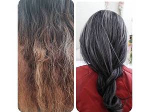 اجرای رنگ و لایت مو بدون آسیب در انزلی