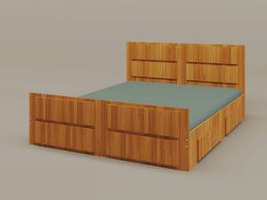 تخت خواب دونفره طرح ساده سفید مشکی کرج