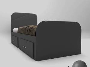 تخت خواب یکنفره اعیان مدل FH548 سایز 120x200 سانتی متر