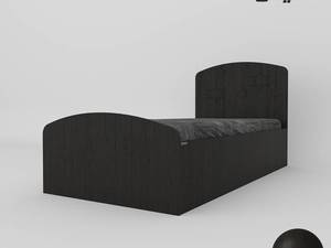 تخت خواب یکنفره اعیان مدل FH595 طرح ستاره سایز 90x200 سانتی متر