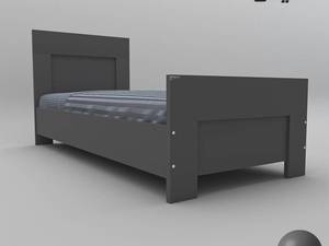 تخت خواب یکنفره اعیان مدل FH563 سایز 120x200 سانتی متر