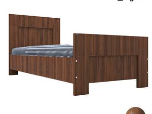 تخت خواب یکنفره اعیان مدل FH563 سایز 120x200 سانتی متر