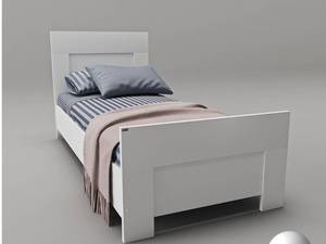 تخت خواب یکنفره اعیان مدل FH563 سایز 120x200 سانتی متر