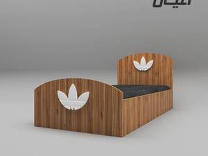 تخت خواب یک نفره اعیان مدل FH458 طرح اسپرت سایز 90x200 سانتی متر