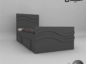 تخت خواب یکنفره اعیان مدل FH582 سایز 120x200 سانتی متر