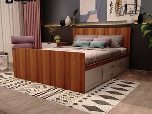 تخت خواب دونفره اعیان مدل FH359 سایز 160x200 سانتی متر