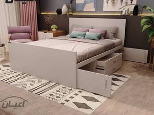 تخت خواب دونفره اعیان مدل FH359 سایز 160x200 سانتی متر