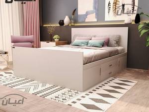 تخت خواب دونفره اعیان مدل FH359 سایز 160x200 سانتی متر