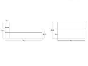 تخت خواب دونفره اعیان مدل FH419 سایز 160x200 سانتی متر