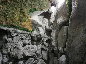 پتینه‌کاری دیوار با طرح صخره