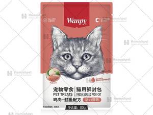 غذای گربه پوچ ونپی مرغ و کادفیش