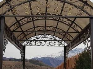 سایبان پارکینگی گنبدی در کرمان