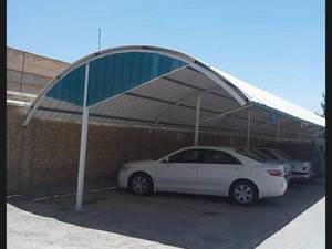 سایبان پارکینگی گنبدی در کرمان