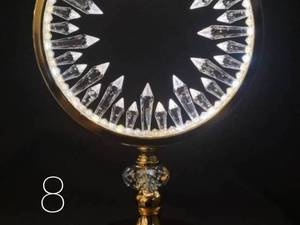 آباژور رومیزی طرح دایره