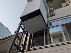 بالابرهای نفربر پشت منازل رشت