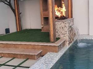ساخت الاچیق ابنما اتشکده در عباس اباد مازندران
