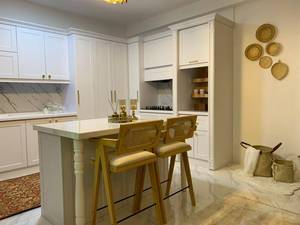 کابینت نئو کلاسیک با روکش سوپر مات