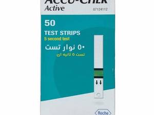 نوار تست قند خون آکیو چک مدل اکتیو