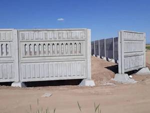 دیوار پیش ساخته بتنی  در گرمسار