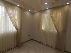 قیمت پرده حریر ساده و دکوری حاشیه دار صادقیه