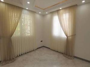 قیمت پرده حریر ساده و دکوری حاشیه دار صادقیه
