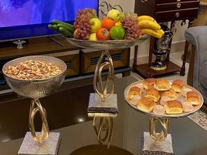 قیمت خرید سرويس سه تيكه پذيرايي پايه زنجيري