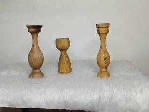 خرید جاشمعی چوبی از تولید کننده