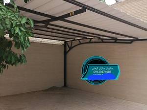 سایبان پارکینگ بدون پایه مزاحم